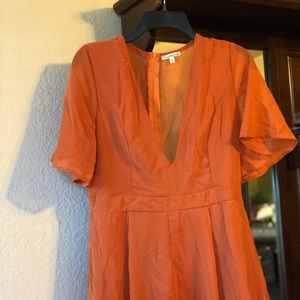Orange Short Romper/Dress